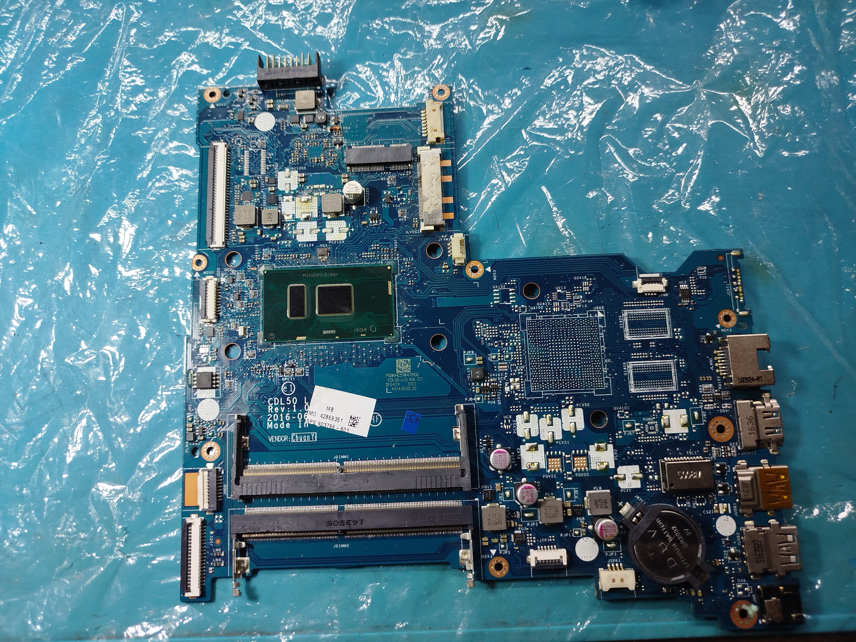 Tarjeta madre HP Pavilion 15-AY LA-D707P (Donante)