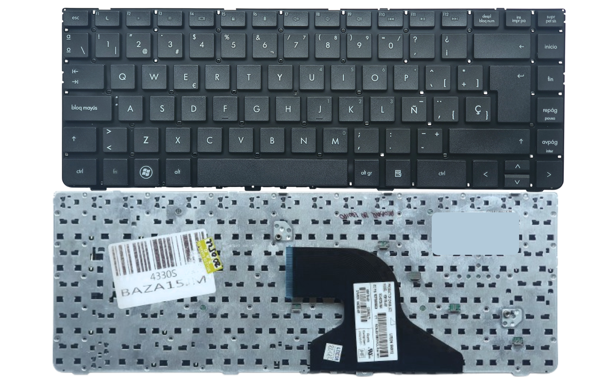 TECLADO PARA LAPTOP HP PROBOOK 4330 4330S 4331 4331S 4430 4430S 4435 4435S 4436 4436S - ORIGINAL - NUEVO - ESPAÑOL